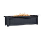 Ulysses Rectangle Steel Propane Fire Pit (50&quot;)