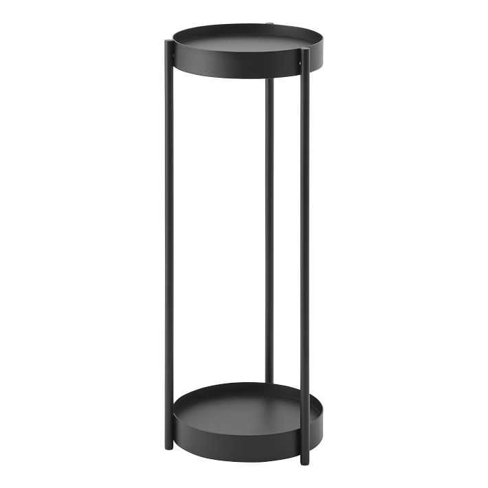 Yamazaki Two-Tier Rolling Plant Stand
