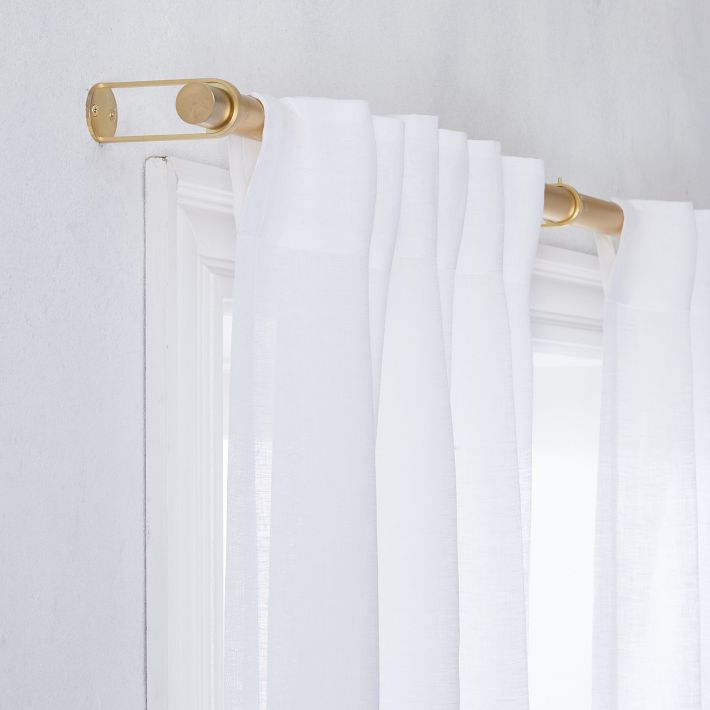 Sheer European Flax Linen Curtain 