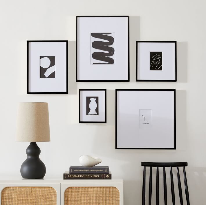 The Small-Space Organic Gallery Frames Set (Set of 5)