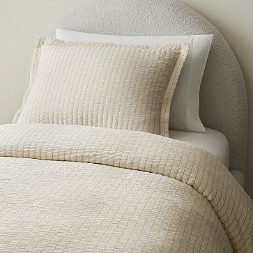 BNIP West Elm Mod Stripe Twin Duvet Cover store and Sham