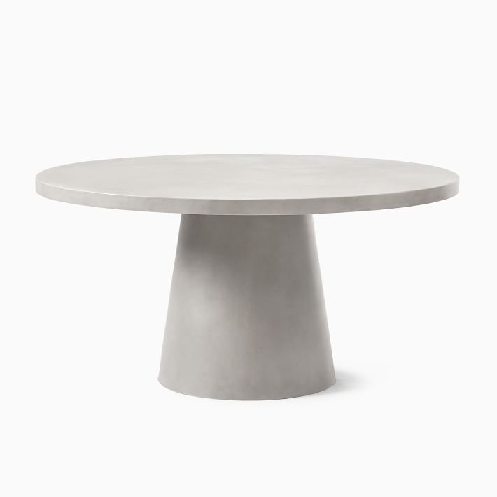 Round outdoor pedestal dining table sales