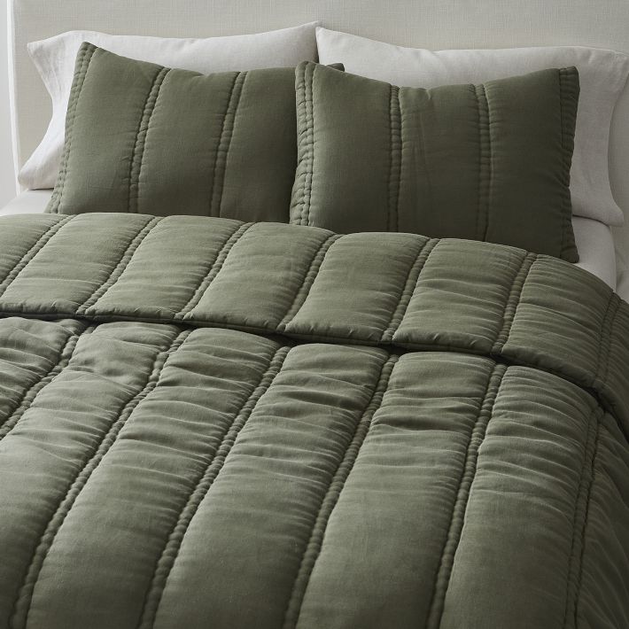 European Flax Linen Comforter & Shams