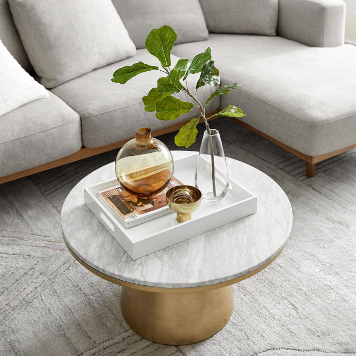 Coffee table base for marble top discount
