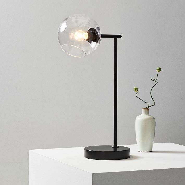 West elm staggered glass floor lamp clearance