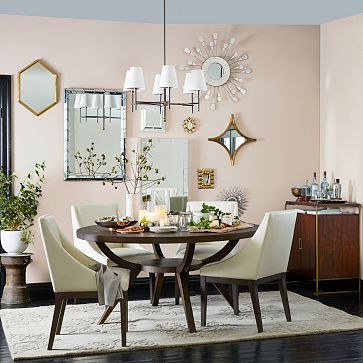 West elm pedestal dining table discount