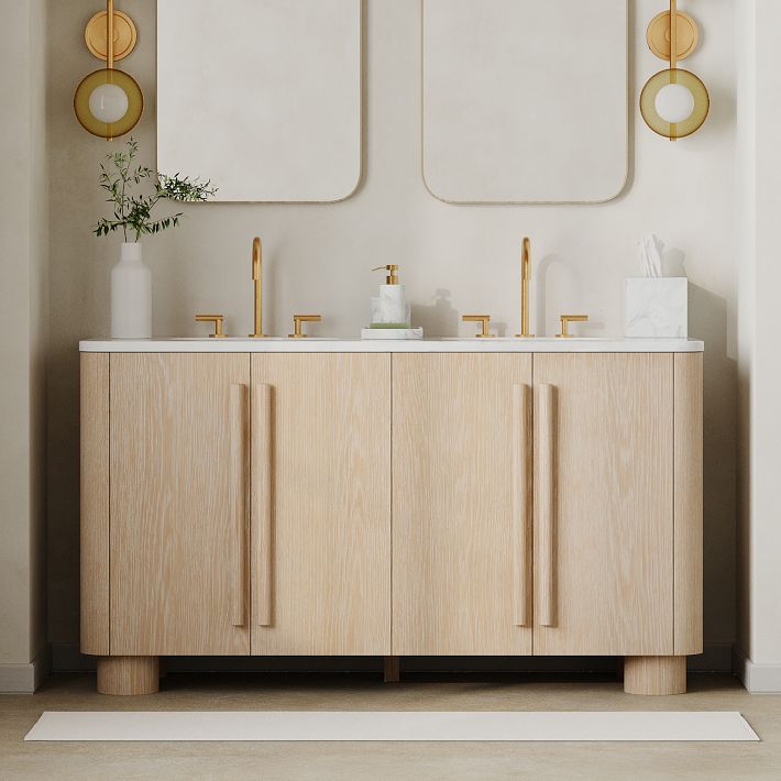 Isley Double Bathroom Vanity (60"–72") | West Elm