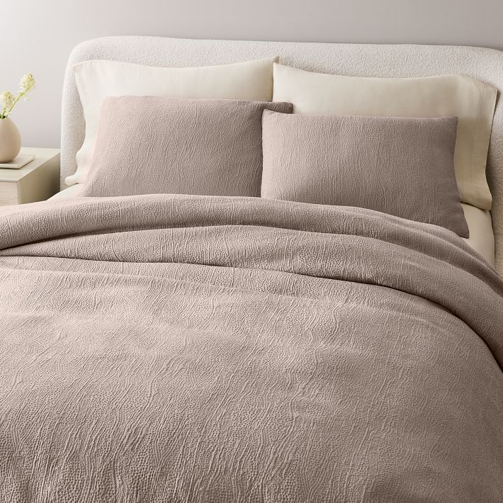 West elm hot Tencel delicate shapes queen size duvet