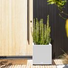 Veradek Block Series Indoor/Outdoor Plastic Cube Planters