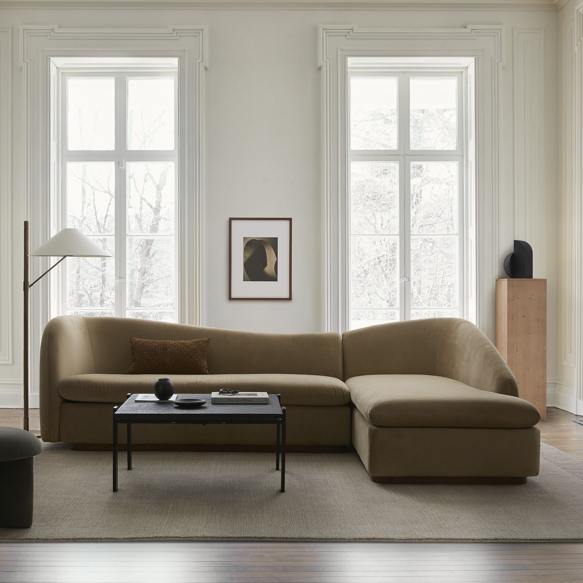 Kaufman 2-Piece Chaise Sectional (105.5") - Stylish Comfort