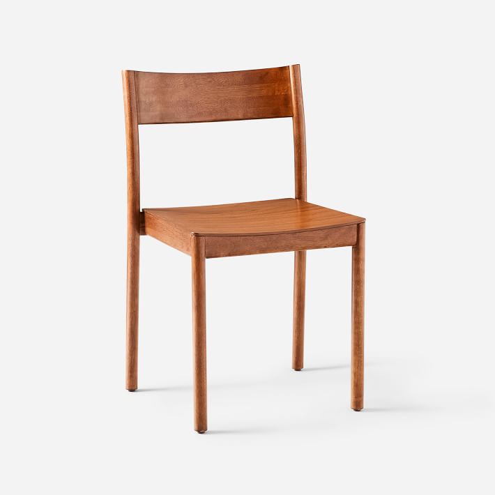 Berkshire Dining Chair Cool Walnut Set of 2 West Elm