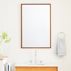 Thin Wood Rectangle Bath Mirror - 24&quot;W x 36&quot;H