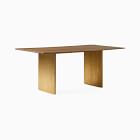 Anton Metal Plinth Dining Table (72&quot;, 86&quot;)