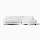 Haven 2-Piece Bumper Chaise Sectional (106&quot;&ndash;113&quot;)