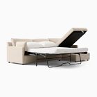 Marin 2-Piece Sleeper Sectional w/ Storage Chaise (111&quot;)