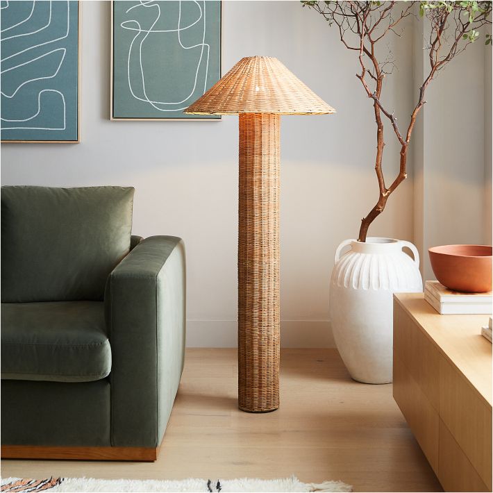 Amelia Woven Floor Lamp (59&quot;)