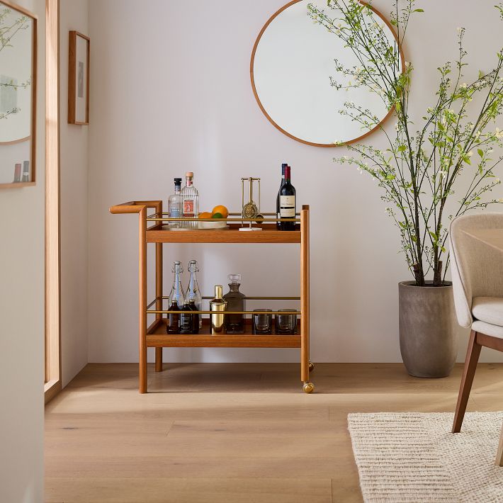 Mid-Century Bar Cart (32&quot;) 