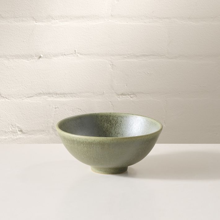Kanto Stoneware Cereal Bowls - Set of 8 - Green