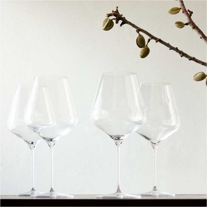 Starlight Lead-Free Crystal Red Wine Glass Sets (set of 4)