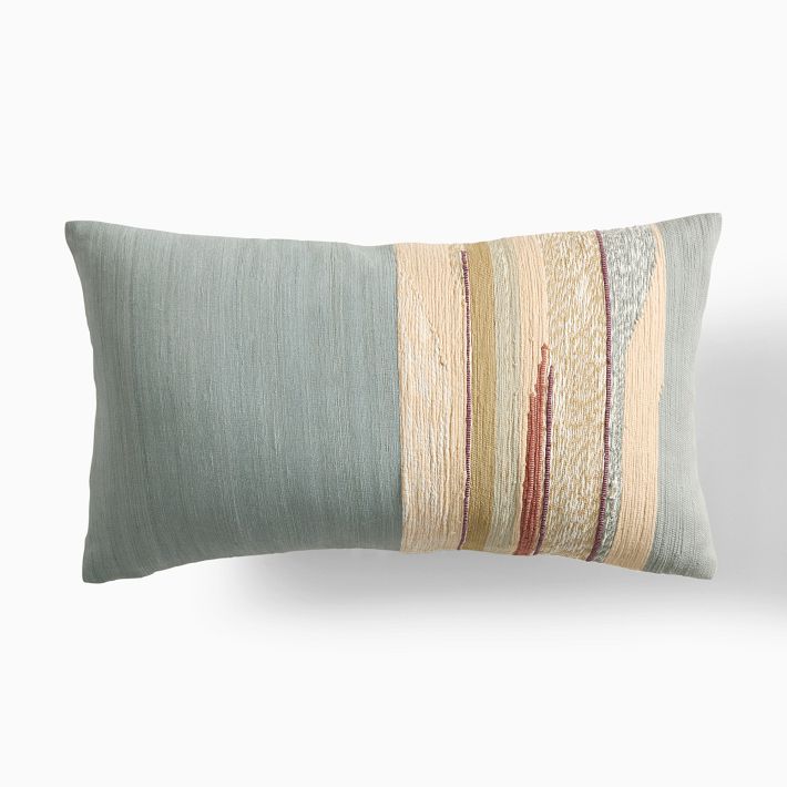 Mixed Woven Landscape Pillow Cover