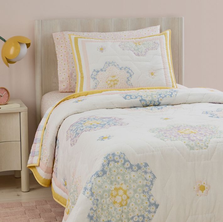 Daisy Patchwork Quilt | West Elm