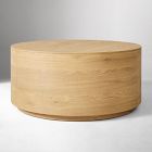 Volume Round Drum Coffee Table (36&quot;&ndash;44&quot;) - Wood