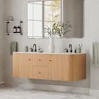Ellington Floating Double Bathroom Vanity (63") | West Elm