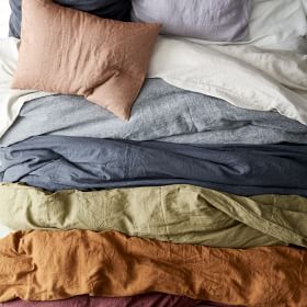 West Elm European 2024 Flax Linen Sheets