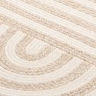 Striped Oblong Indoor/Outdoor Rug