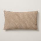 Woven Suede Pillow Cover