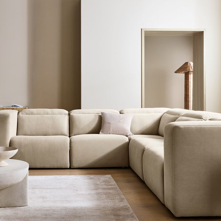 West elm reclining sectional discount