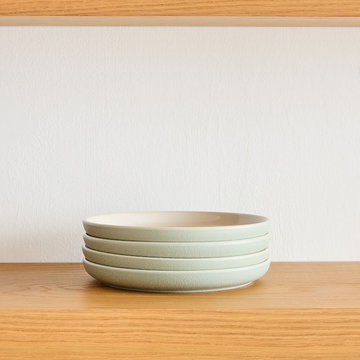 Kaloh Stoneware Salad Plate Sets (Celadon)