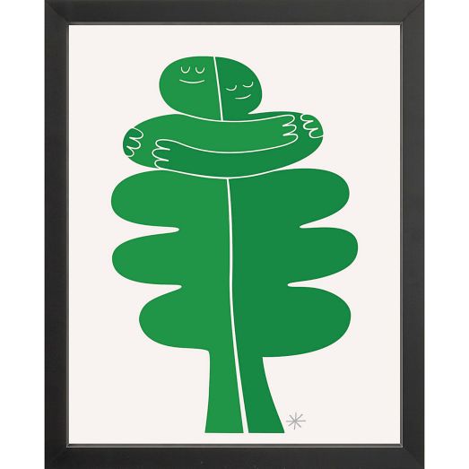 Tree Hug Framed Wall Art by Christopher David Ryan | West Elm