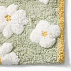 Kids Daisy Shaggy Bath Mat - Soft & Cute | West Elm