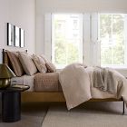 European Flax Linen Mini Waffle Duvet Cover &amp; Shams