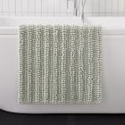 Organic Chenille Stripe Bath Mat