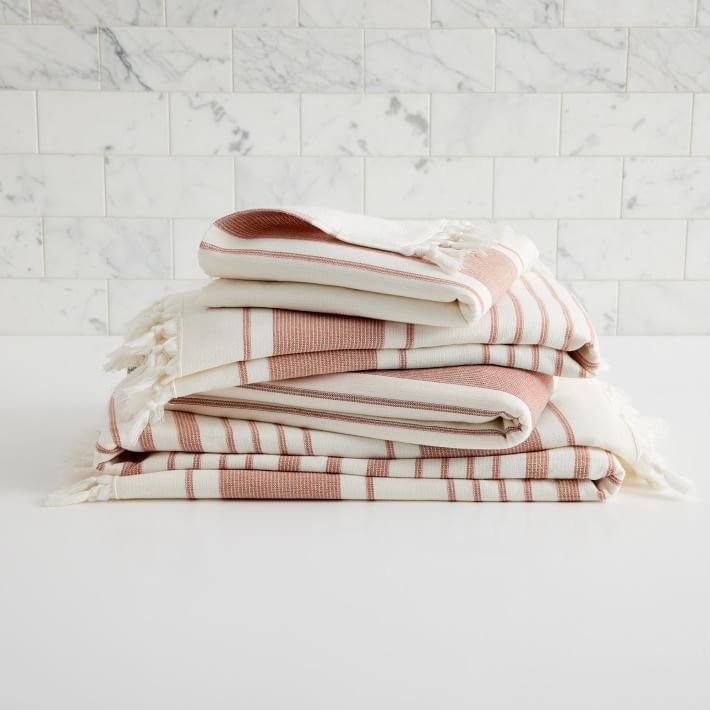 Turkish Tassel Towels - Copper
