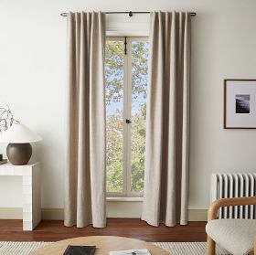 West Elm Dark Grey Linen Blackout Window 2024 Curtains