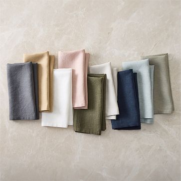 European Flax Linen 20" x 20" Napkin Set