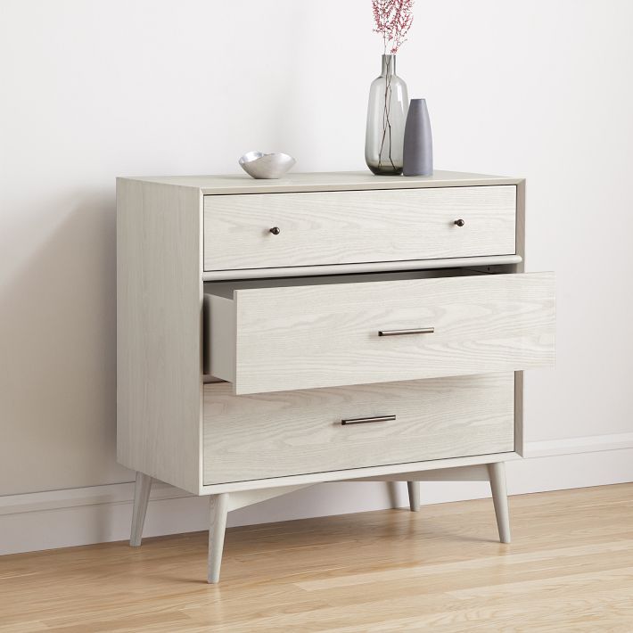 Mid Century 3 Drawer Dresser 36 West Elm