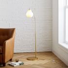 Sculptural Ribbed Floor Lamp (58&quot;)