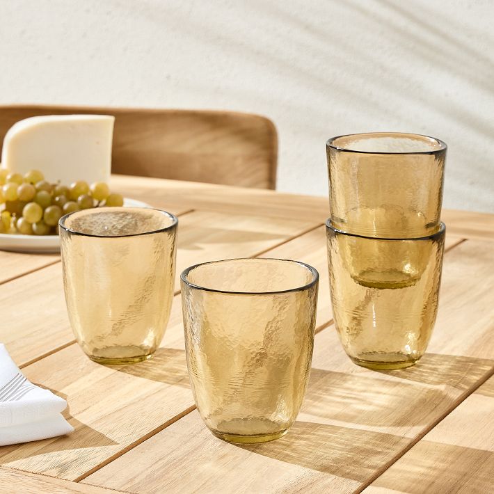 Ginger Root Los Cabos Glass Tumblers (Set of 4)