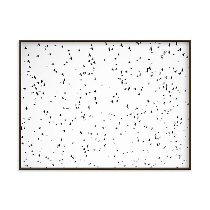 Flight Pattern Framed Wall Art by Minted for West Elm