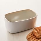 Kaloh Stoneware Bread Box w/ Cutting Board Lid