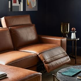 Axel Motion Reclining Leather Sofa (78 Axel Motion Reclining Leather Sofa (78