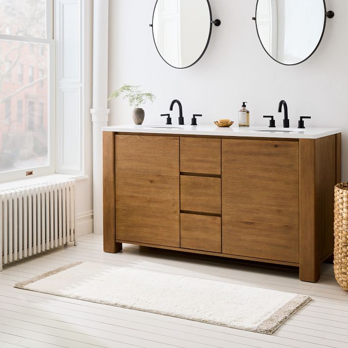 Cotton Linen Bath Runner