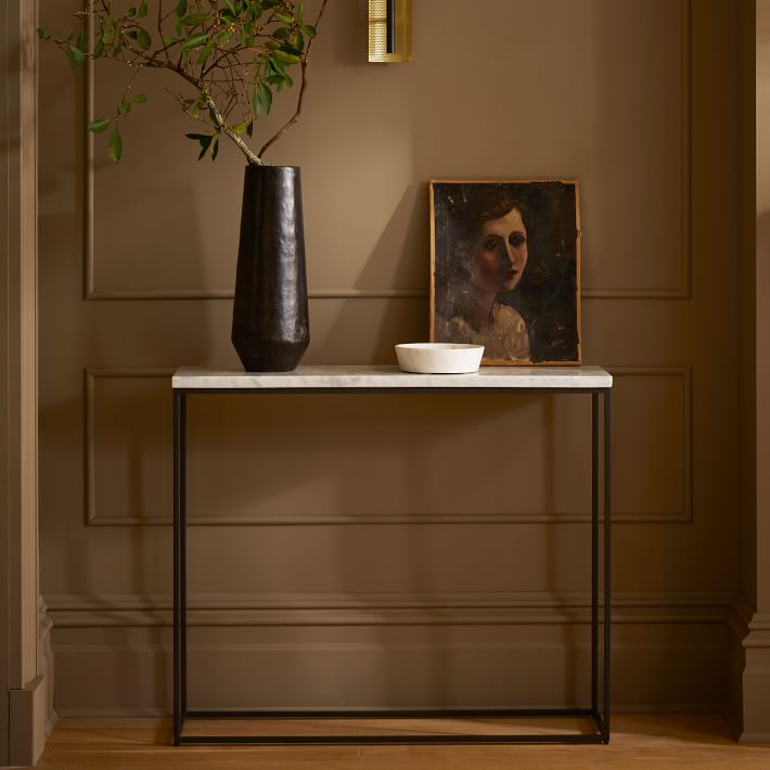 West elm narrow console discount