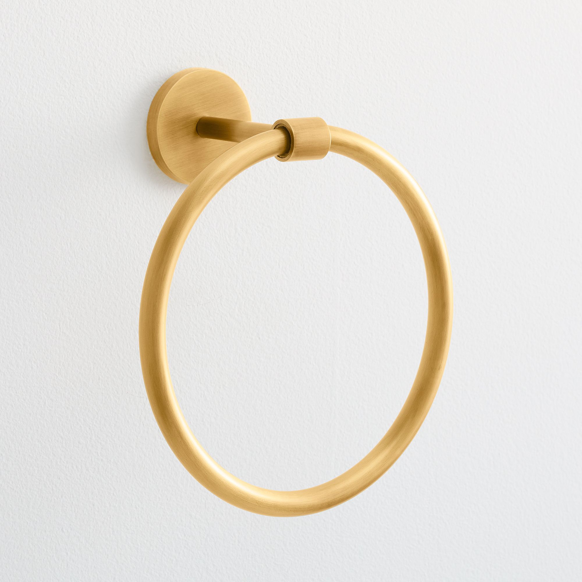 Pure Modernist Bath Hardware, Towel Ring