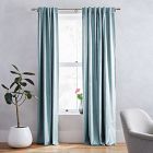 Lustre Velvet Curtain - Silver Mist