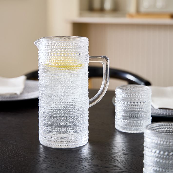 Jupiter Beaded Glass Pitcher